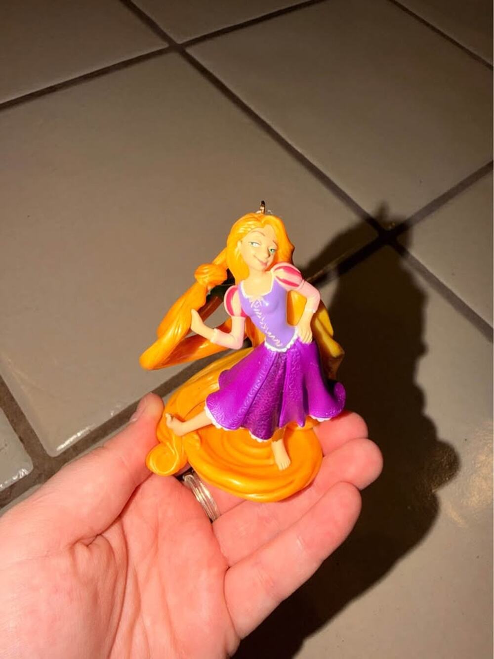 Disney Tangled Rapunzel Christmas Ornament hallmark keepsake 2015